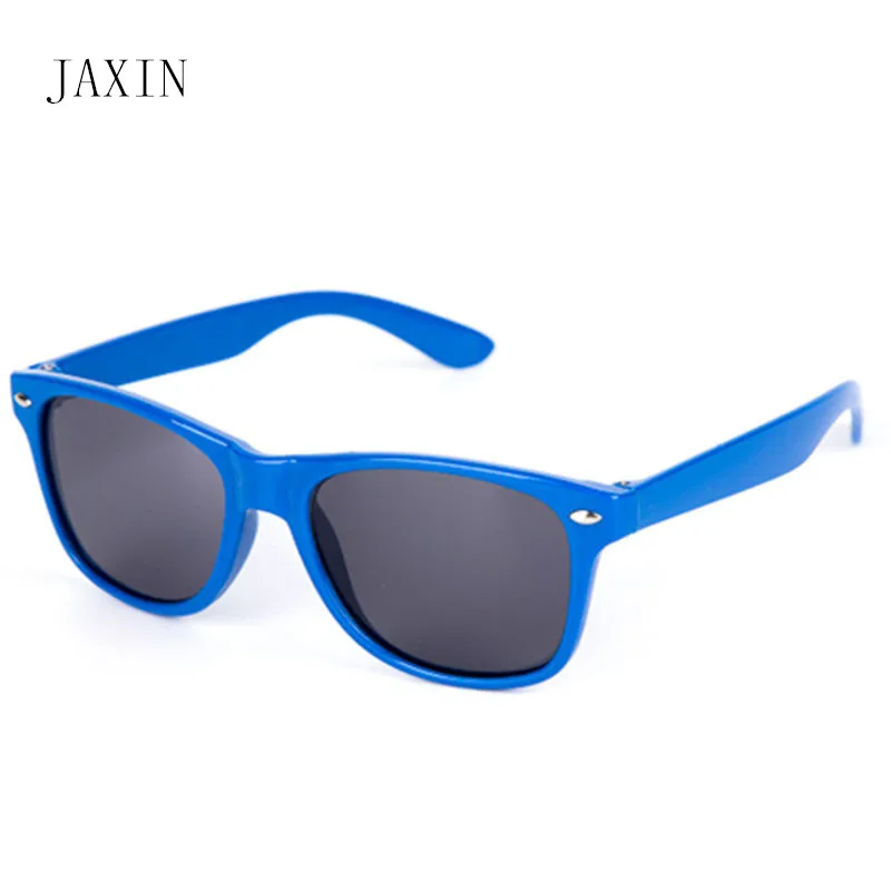 

JAXIN Fashion square Kids Sunglasses boy child color border baby Sun Glasses girl sunscreen eye protection coated glasses UV400