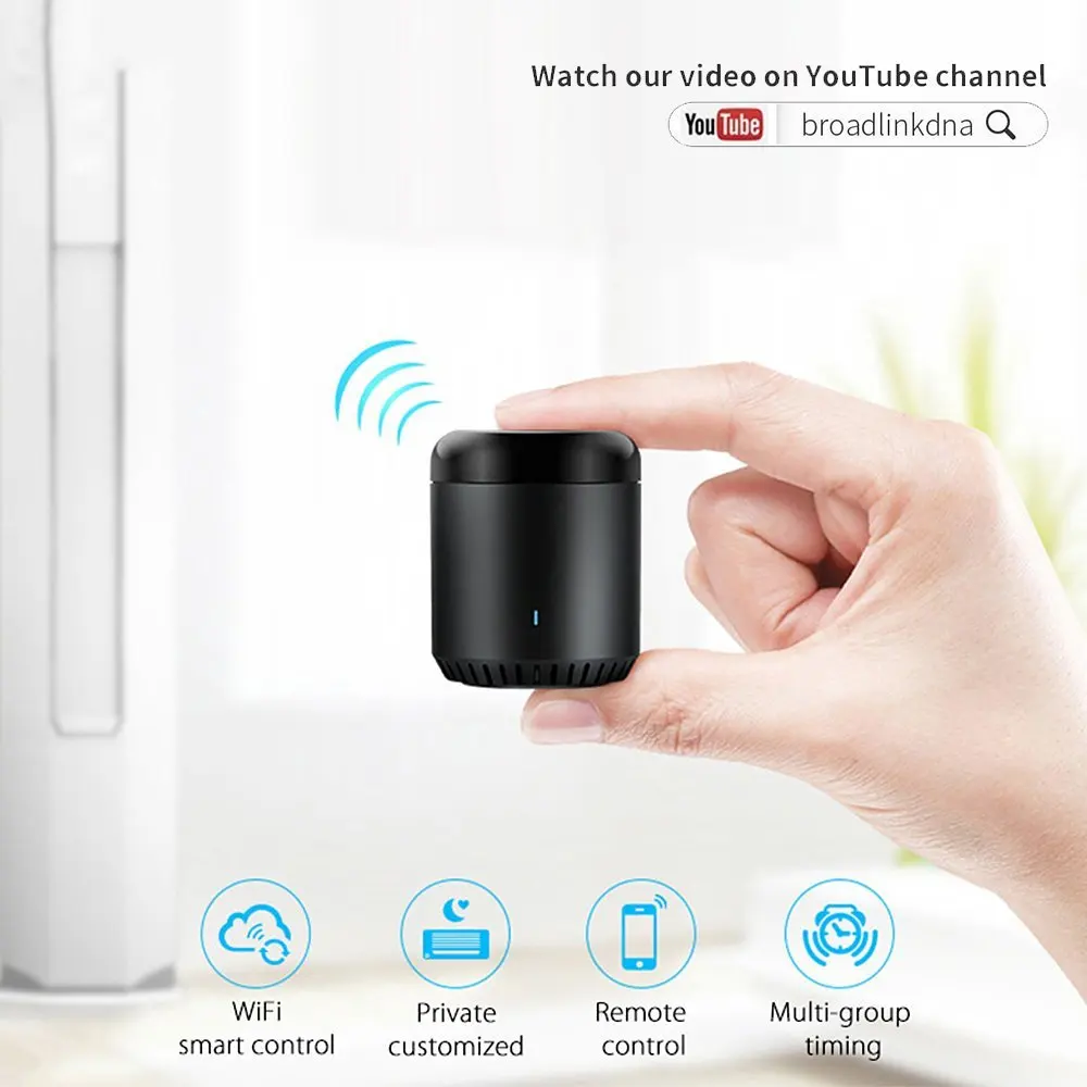 Broadlink RM Mini3 Black Bean smartome универсальный пульт дистанционного управления Wi Fi ИК