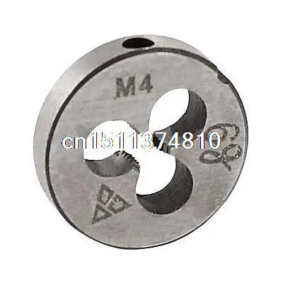 Gray Steel 19mm Outside Dia Metric M4 Screw Thread Round Die Tool |