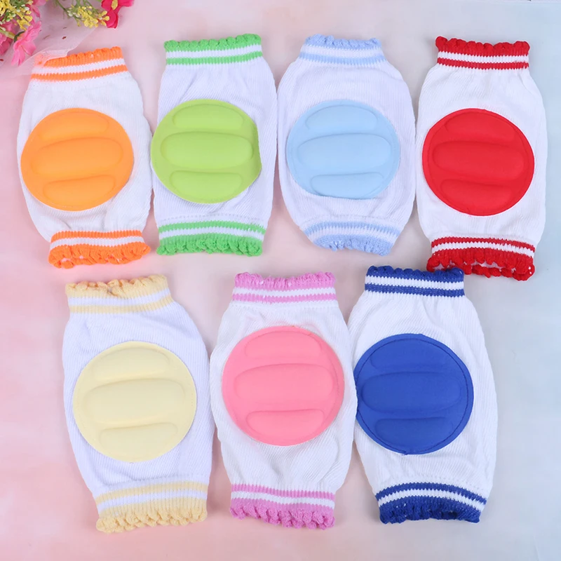 Baby Kneepad Cozy Cotton Breathable Sponge Children Knee Pads Learn To Walk Best Protection Crawling Leggings Pad | Мать и ребенок