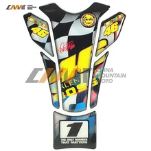 Motorcycle Fish Bone Gas Tank Pad Decal Sticker Valentino Rossi Sticker 46 VR46 The Doctor Tank Protector Cae for Honda Yamaha
