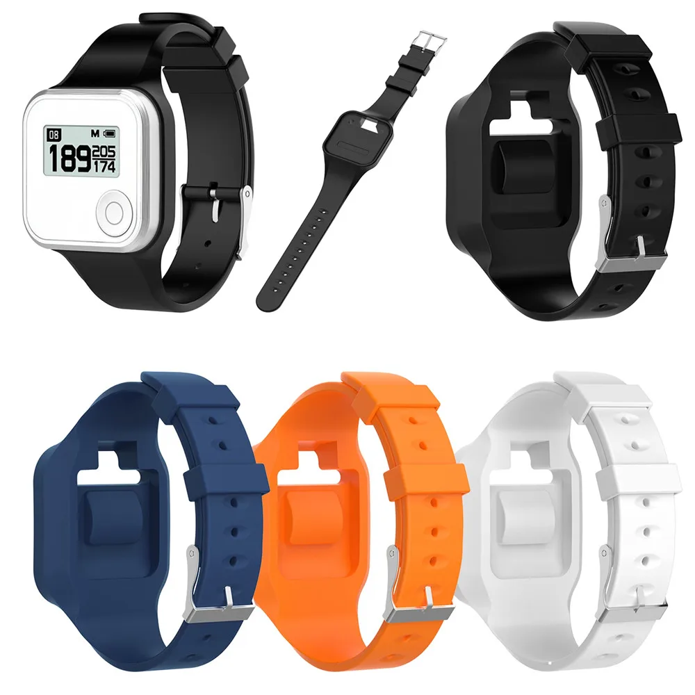 Silicone Sports Bracelet Wristband Strap for Golf Buddy Voice/ Voice 2 GPS Talking Audio Distance Rangefinder Watch Band Holder