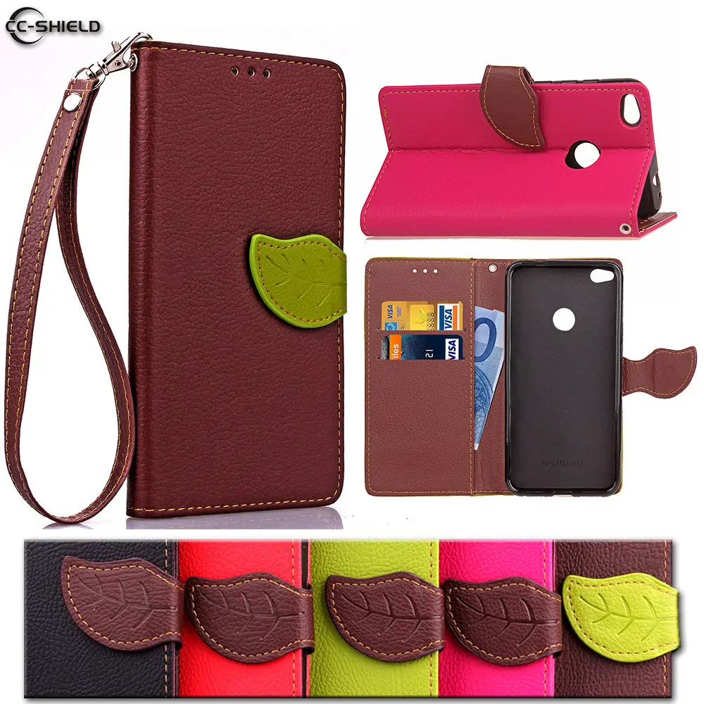 

Leaf Wallet Case for Huawei Honor 8 Lite PRA TL10 Honor 8Lite Flip Case Phone Leather Cover for Huawei Honor8 Lite PRA-TL10 Bag