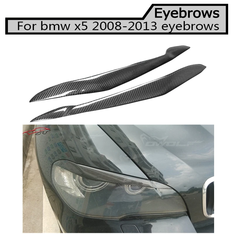 

carbon fiber eybbrows Fit For bmw x5 2008 2008 2010 2011 2012 2013