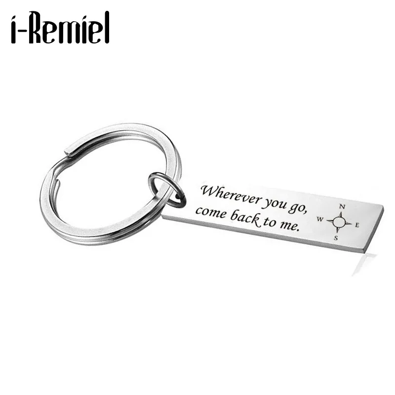 I-Remiel Новый Diy брелок для ключей автомобильный вождения &quotкуда бы вы ни вернулись