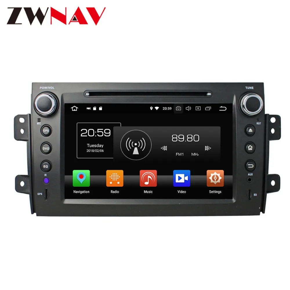 Clearance Android 8 4+32G Car DVD Player GPS navigation For Suzuki SX4 2006-2012 head unit multimedia player tape recorder 1