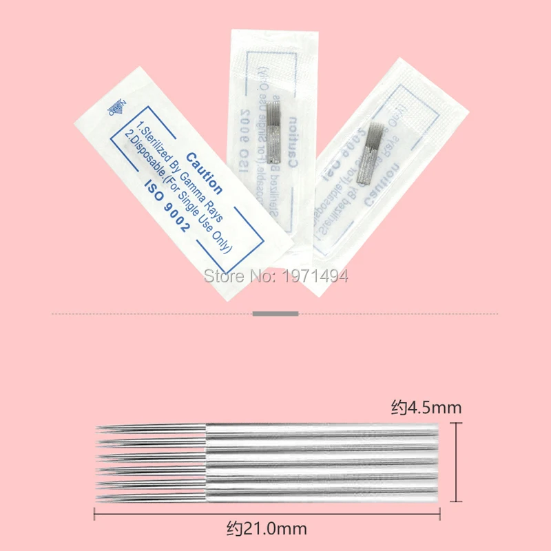 Новые 6*3 контакты татуировки татуаж руководство брови microblading иглы для ручной для бровей татуировки ручка для