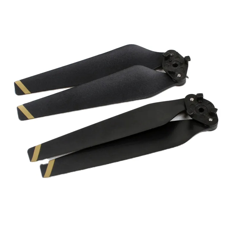 2 Pieces,Mavic pro 8330 Quick-release Folding Propellers prop for DJI Mavic Quadcopter Camera Drone Accessories - Yellow Stripe