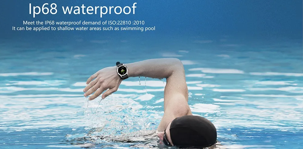 DT NO.I S10 Smart Watch 1.3 inch Nordic NRF52832QFAA 64KB RAM 512KB ROM Heart Rate Monitor Step Count Sedentary Reminder IP68 350mAh Built-in