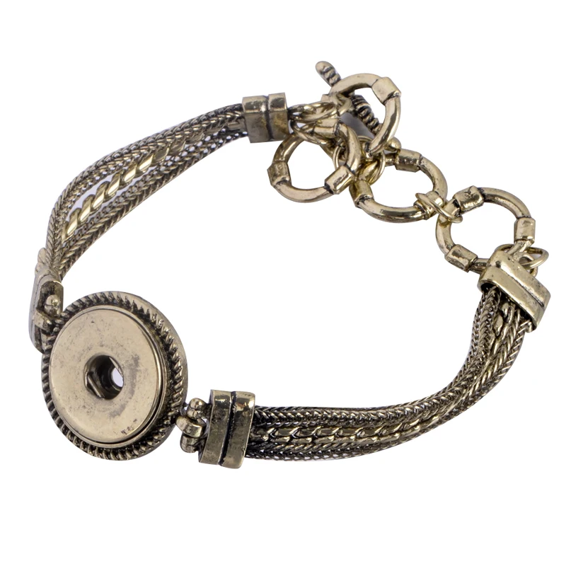Interchangeable snap bracelets bangle jewelry for 18mm snaps fit ginger