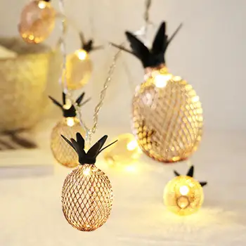 

Fruit Hanging Halloween Lantern Pineapple Lemon String Lights Plastic LED Lights Halloween Holiday Wedding Decor