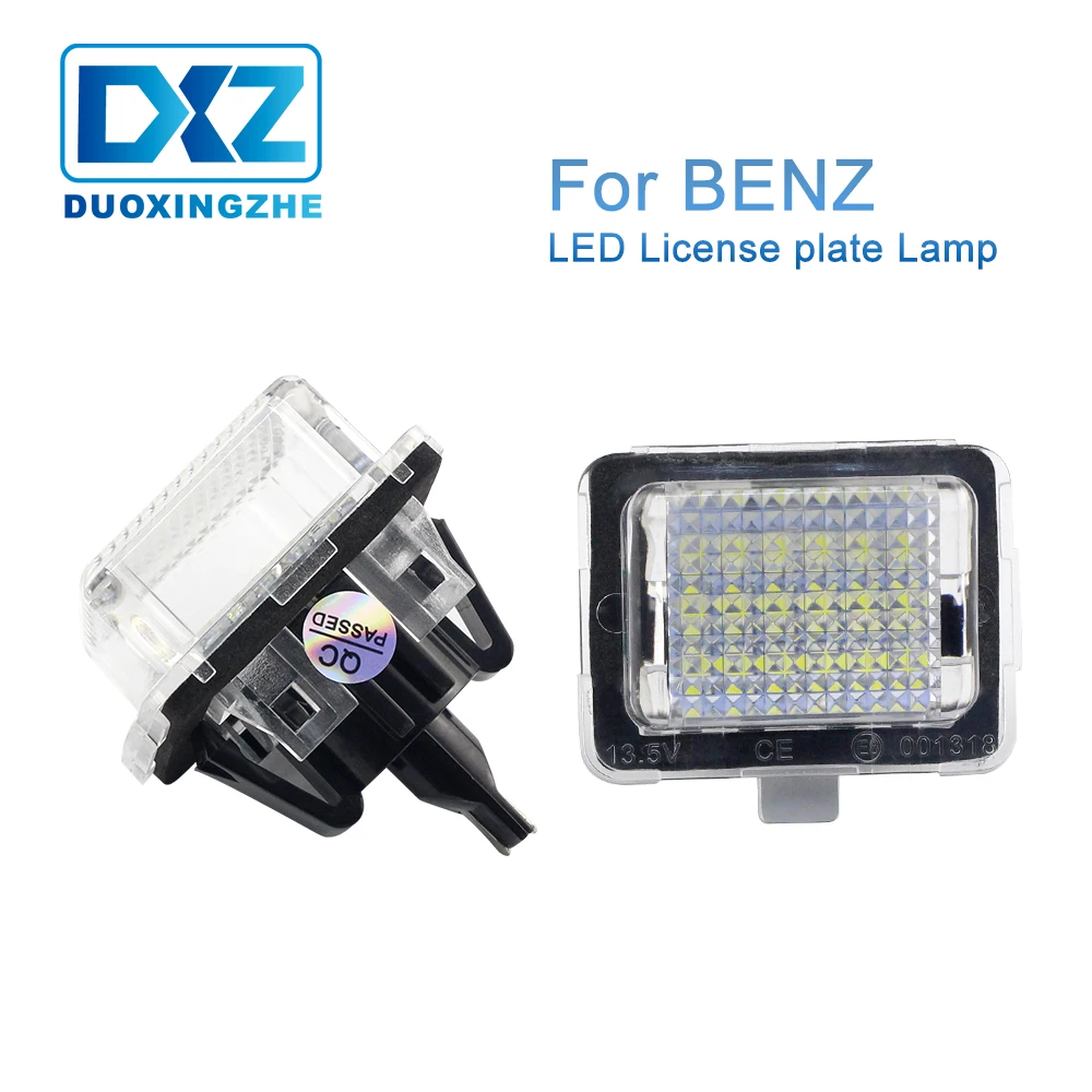 

DXZ 2X Car LED License Number Plate Light Bulb Lamps Error Free for Mercedes Benz clase C E S W204 W212 W221 S204 S212 C207 C216