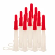Embouts de calfeutrage en Silicone, lot de 10 pièces, bouchons de buse, rescellables, cartouches de Mastic, embouts de rechange, couvercles de vis