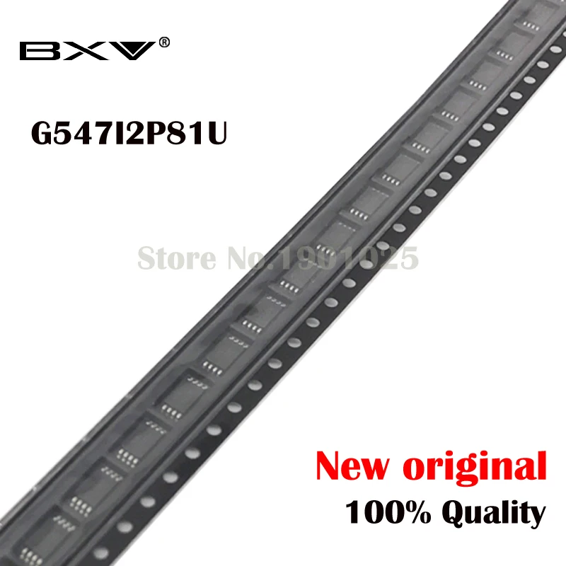 

10pcs G547I2P81U G547I2 G54712 MSOP-8 New original