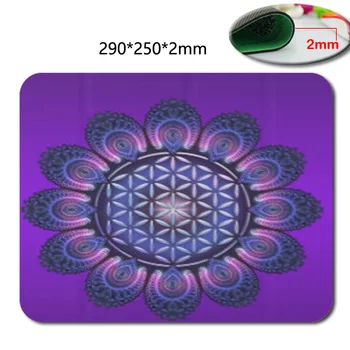

Congsipad Two kind of size to Choose Custom rubber ganming mouse FLOWER OF LIFE Mouse Pad, Mousepad in18x22x2cm and 29x25x2cm