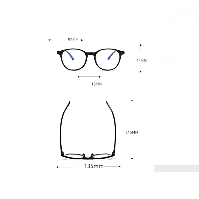 Новинка, популярные компьютерные очки, оправа для женщин и мужчин, защита от синего излучения, плоские зеркальные очки с прозрачными линзами, оптические очки