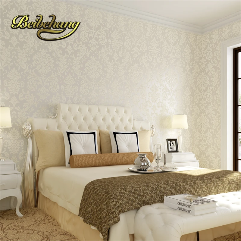 papel de parede. Non-woven metallic wallpaper modern background wall wallpaper damask classic wall paper for living room bedroom
