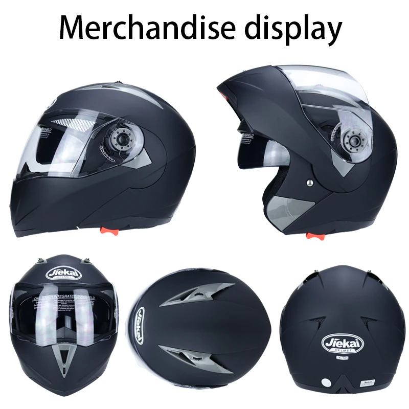 JIEKAI новейший модульный флип мото rcycle шлем casco moto с двумя линзами capacete da moto cicleta с внутренним солнцезащитным козырьком DOT 105