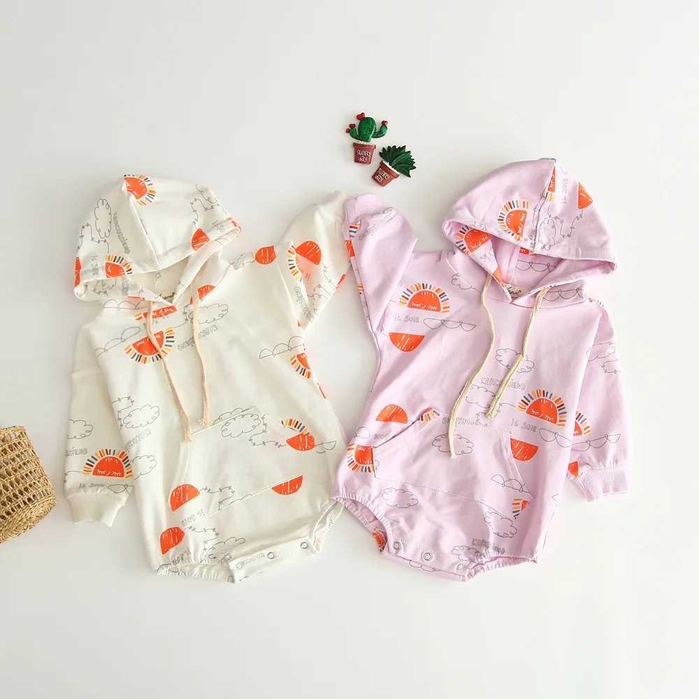 

Newborn Clothing Korean Baby Romper Children's Clothing Autumn Coveralls Custom New 2019 Brand Cotton Baby Clothes Climb Romper