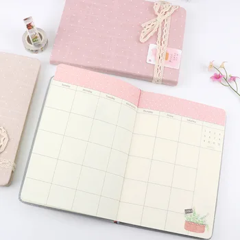 

1pcs Korea's small fresh literary account book A5 cloth diary notebook stationery blank note book