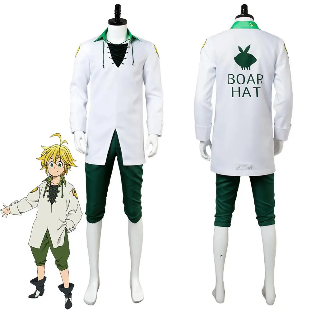 

The Seven Deadly Sins Meliodas Cosplay Costume Outfit Halloween Carnival Cosplay Costumes Shoes Boots
