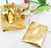 1000 unids 11*16 cm bolso de lazo bolsas de mujer de la vendimia de oro para La Boda/Fiesta/de La Joyería/de la Navidad/bolsa de Envasado Bolsa de regalo hecho a mano diy
