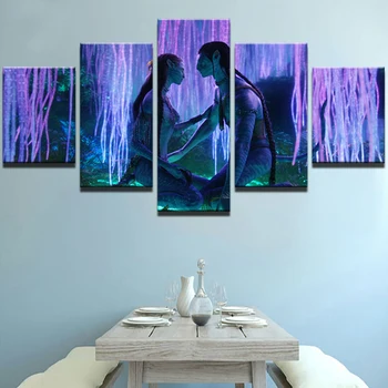 

5 Panel Movie Character Canvas Painting Home Decor For Living Room Canvas Art Printed On Canvas Wall Picture