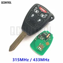 QCONTROL Vehicle Auto Remote Key for JEEP Commander Patriot Liberty Compass Grand Cherokee Wrangler 315MHz/433MHz Keyless Entry
