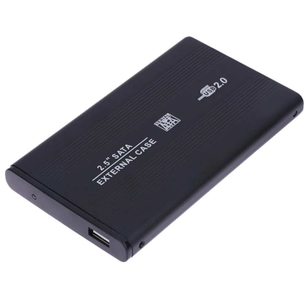 2," дюймовый USB 2,0 SATA HD корпус коробка HDD жесткий диск Внешний чехол Caddy для Windows XP/Vista/Win8/Win10 Mac OS 8,6