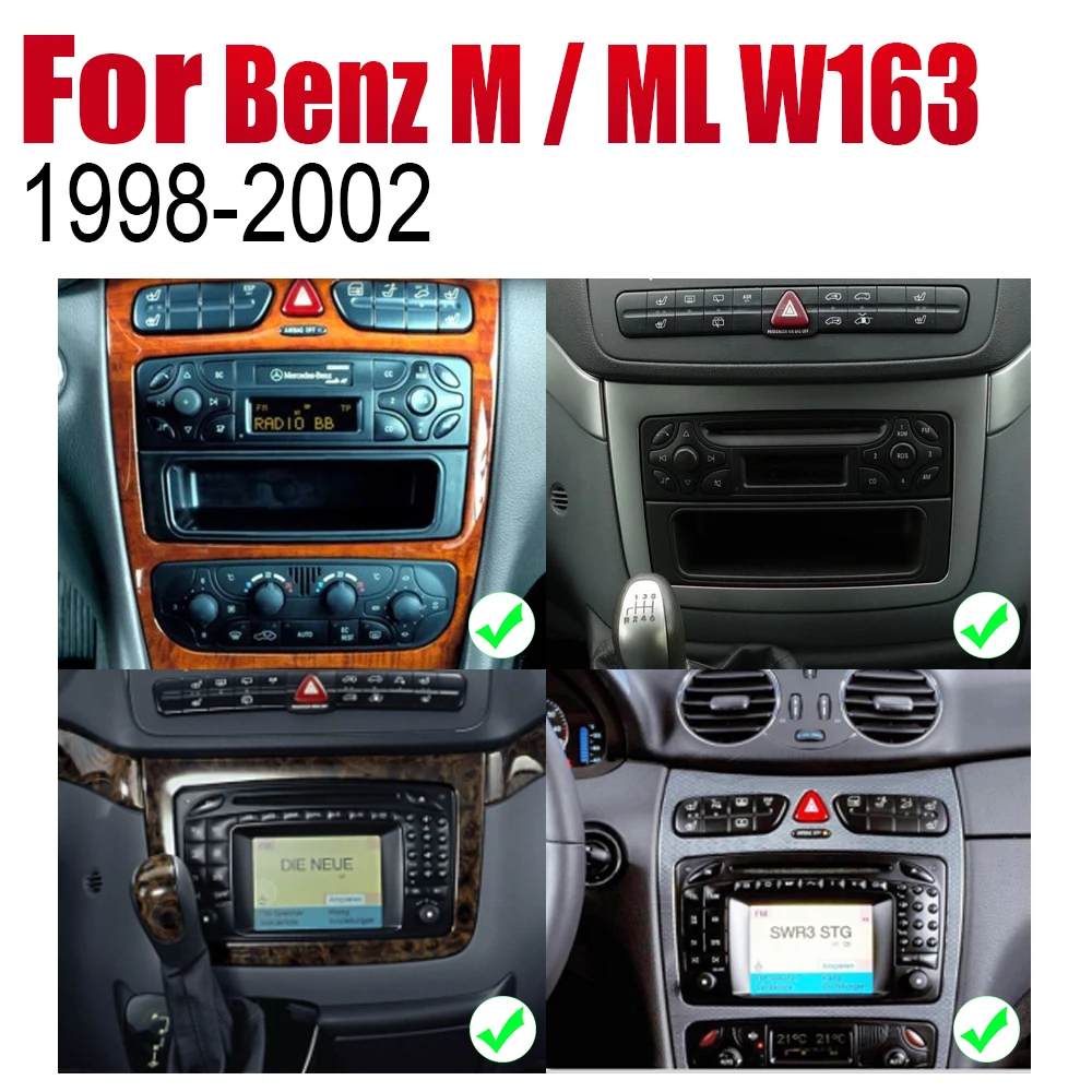 Автомобильный dvd-плеер для Mercedes Benz M/ML W163 1998~ 2002 NTG ips lcd экран gps навигация Android система Радио Аудио Видео Стерео