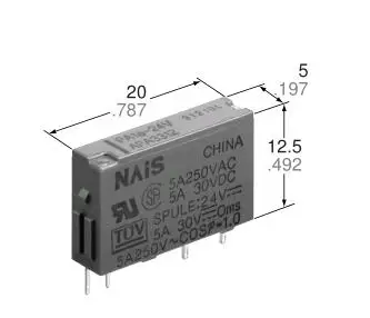 Реле PA1a 12V|relay plug|relay 12vrelay spdt |