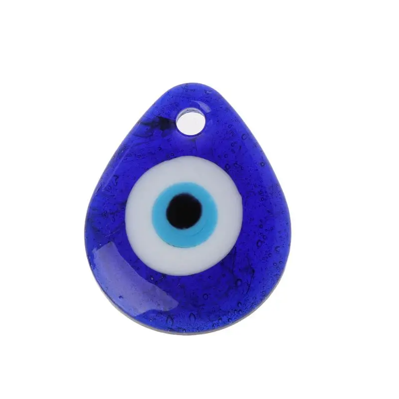 

Turkish Blue Evil Eye Pendant Single Glass Blue Evil Eye Charm Pendant Family Home Protection Amulet Gift Fashion Pendent