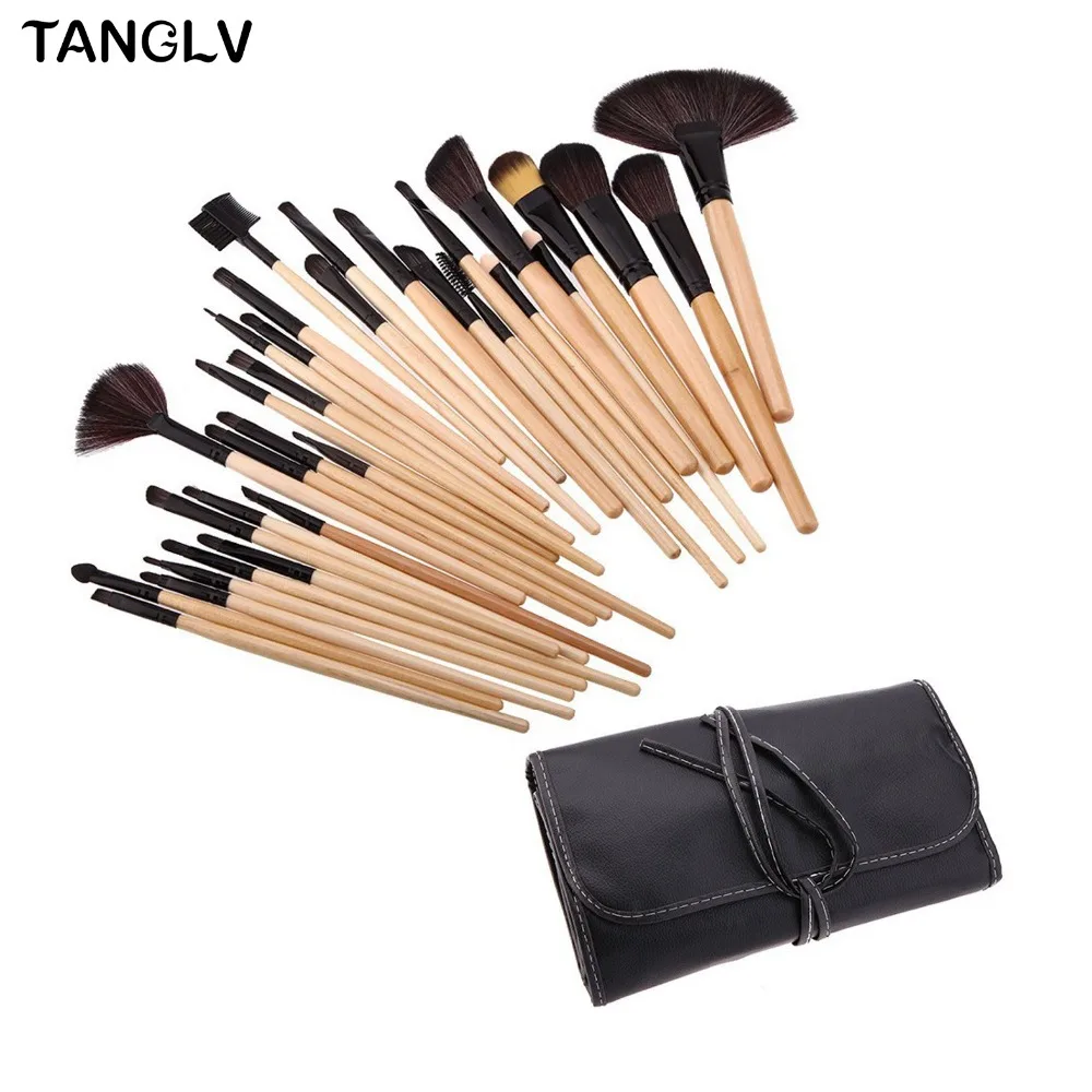 32Pcs Professional Makeup Brushes Eyeshadow Eyeliner Cream Make up