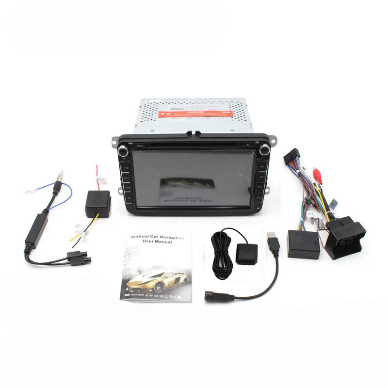 SMARTECH 2 Din VW Android 8 1 Стерео Авторадио Core 2G RAM 32G ROM 2Din dvd плеер автомобиля для Skoda Поло