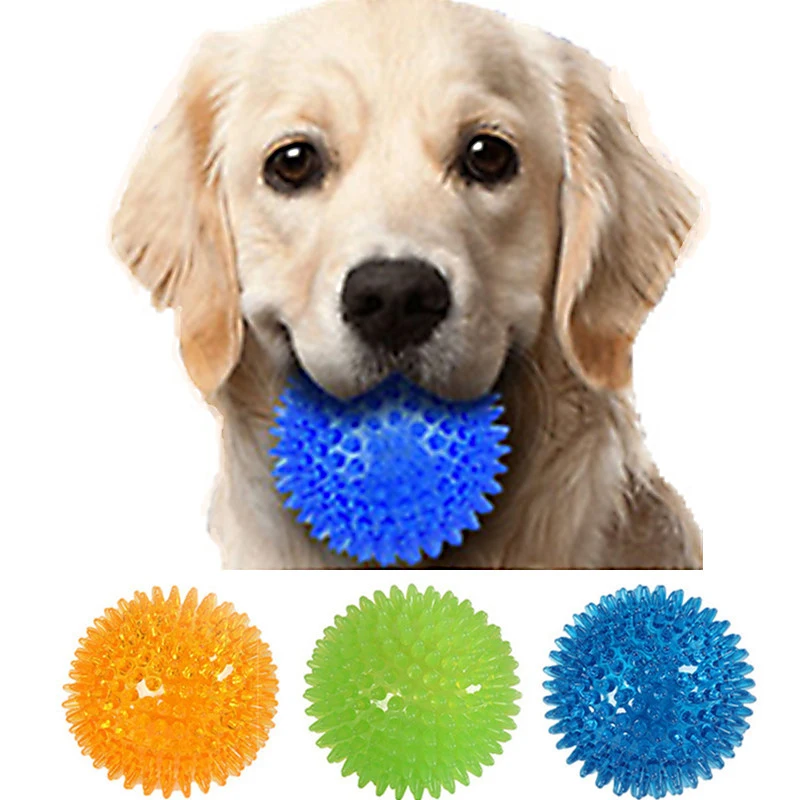 Green Tooth Cleaning Dog Chew Toy Green Bite Resistant Soft Rubber Bouncy Ball Treat Ball Dog Toys Zqasales Pet Toy Ball for Dogs 