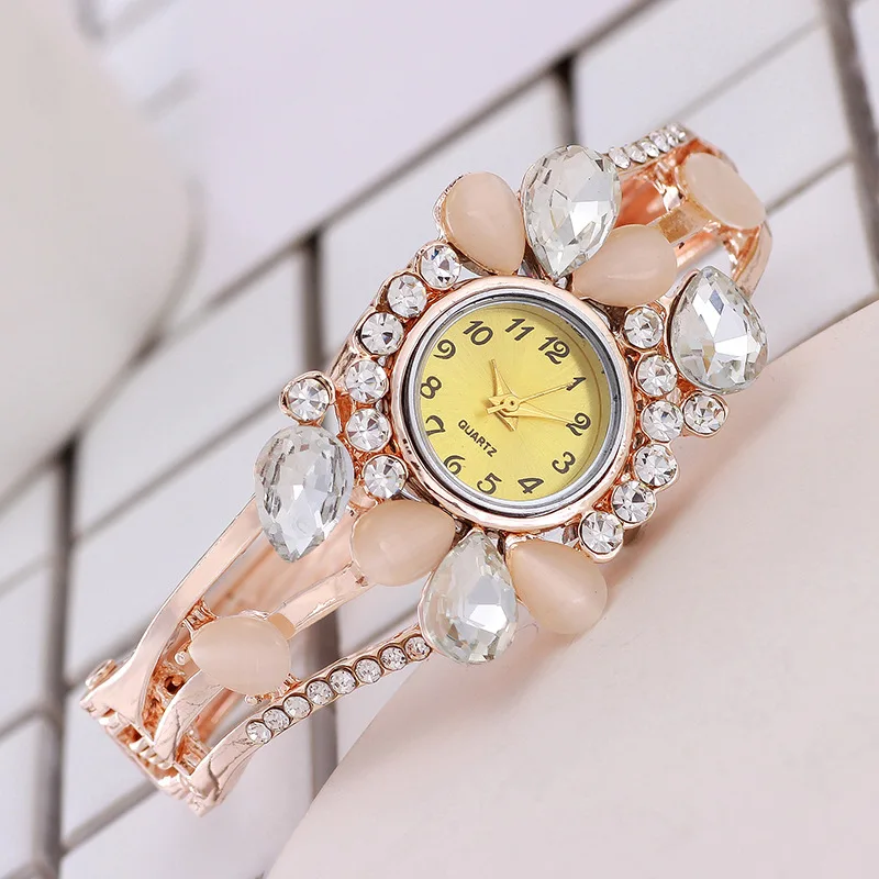 Women's Watches Fashion Rose Gold Flowers