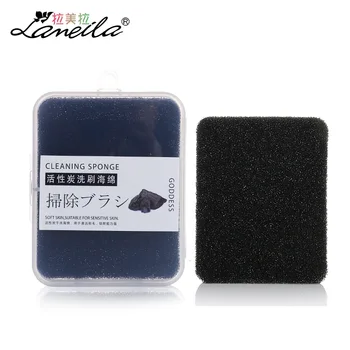 

Lameila black Sponge Washing with Activated Carbon Cosmetic Brush Cleaning Tool LM043