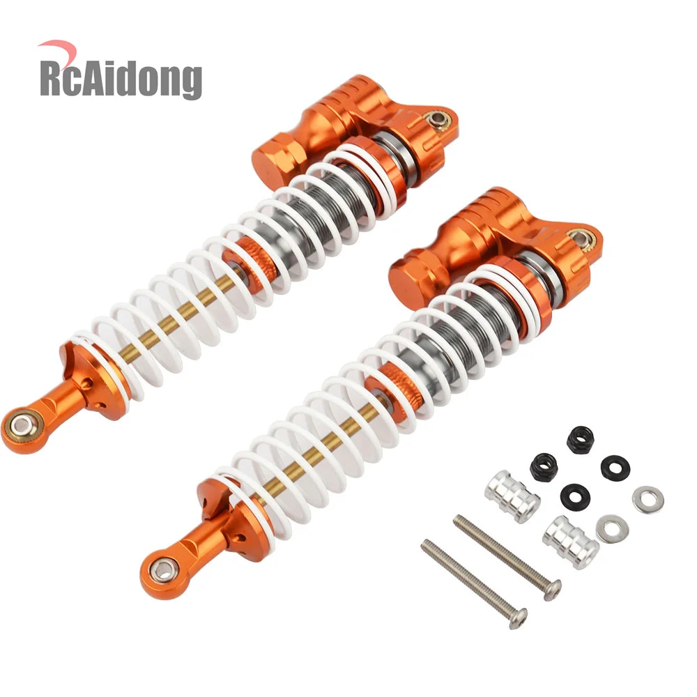 

2PCS High Quality 120mm Aluminum Piggyback Shock Absorber Springs for AXAIL SCX10 D90 RC Rock Crawlers Car