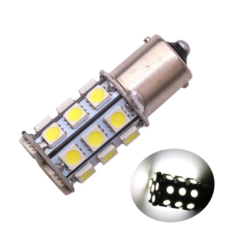 1pcs 1156 P21W BA15S 27 SMD 5050 led Car Turn Signal Brake light bulb