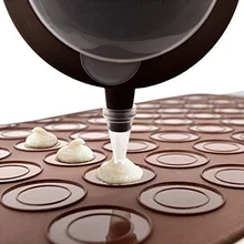 48 отверстий силиконовый коврик для выпечки для духовки Макарон антипригарный коврик для выпечки, Макаруны подкладка для торта силиконовый коврик сковорода принадлежности для приготовления кондитерских изделий