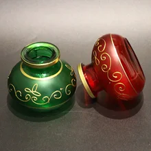Стекло кальян базы зеленый красный кальян chicha бутылки narguile кальян ваза вода труб, аксессуары для лампы