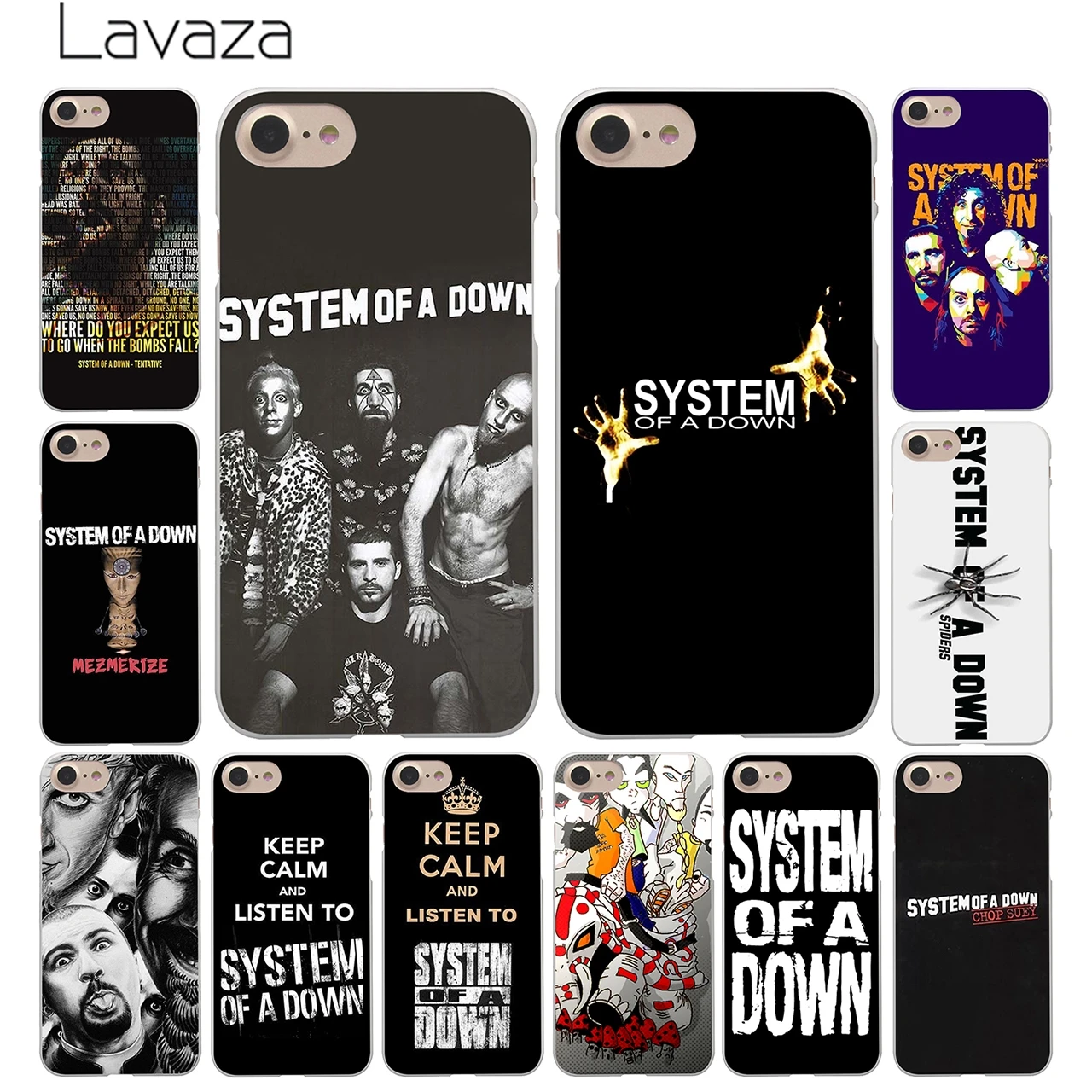 Lavaza System Of A Down Hard White Coque Shell Phone Case