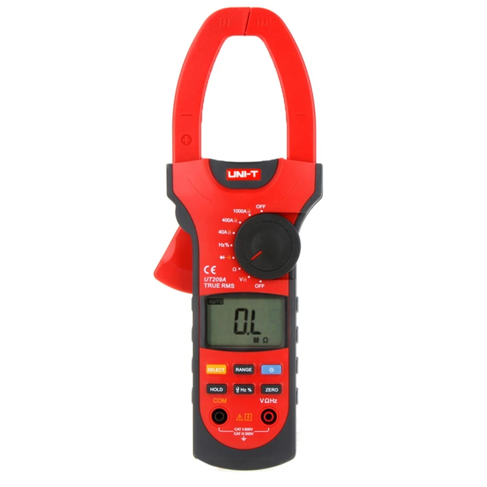 

UNI-T UT209A True RMS Professional Auto/Manual Range 4000 Counts 1000A Digital Clamp Multimeters