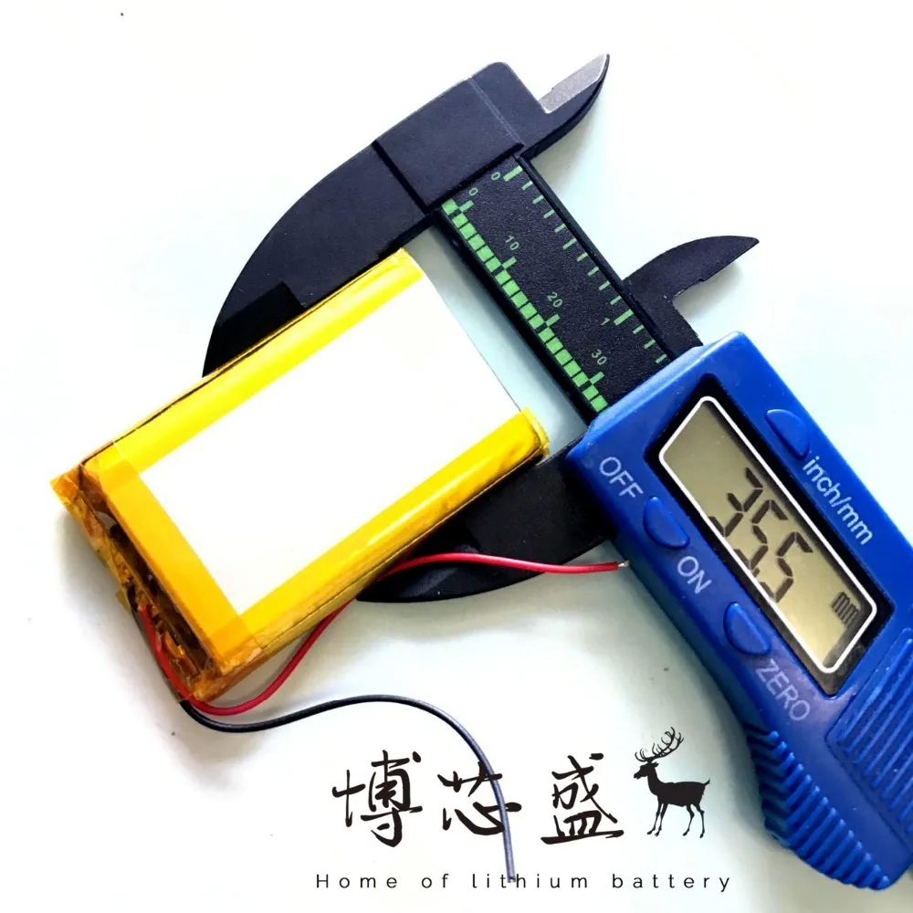 103759 3000 мАч подключение головой PH2.0mm 2 P 3 7 В литий ионный аккумулятор для Mp3 MP4 MP5 gps