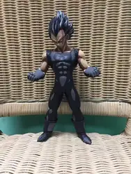 Бесплатная доставка 10 "Dragon Ball Z аниме Принц Вегета комиксов черный CHOCOOLATE коробку 24 см ПВХ фигурку Коллекция модель Куклы