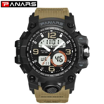 

PANARS Mens Watches Digital Watch Men Fitness Watch Relogio Masculino Wristwatch Mens Sports Watches Waterproof Reloj Hombre
