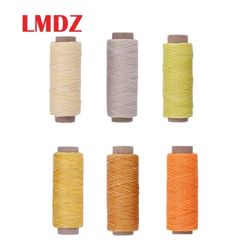 

LMDZ 7 Colors 150D 50M Leather Sewing Waxed Thread Cord for Leather Craft DIY Sewing Stitching Thread for Leather sewing thread