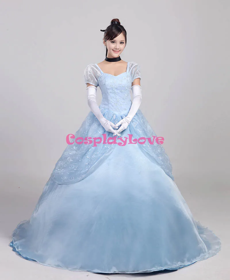 CosplayLove Custom Made Cinderella Princess Dress Cosplay Costume For Halloween Christmas Party  (2)
