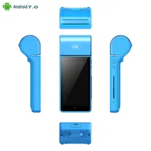 Handheld 5 touch screen Android 7 0 NFC RFID Mobile POS terminal retail pos system with