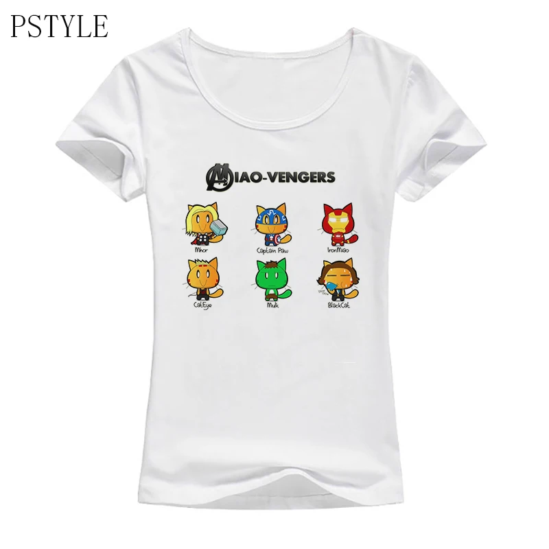 

Funny T Shirt Women Cat Print Short Sleeve Summer White Casual Tshirt Kawaii Harajuku T-shirt Top Graphic Tee Women Clothes 2019